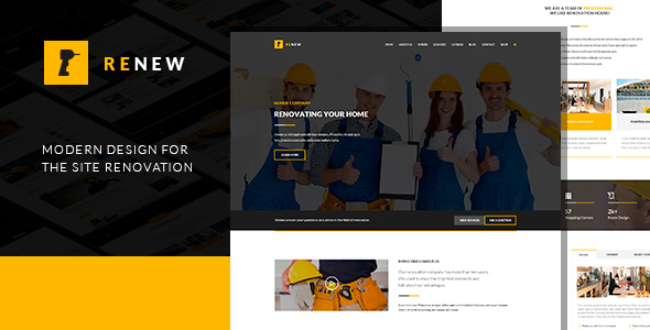 Renew – Renovation WordPress Theme