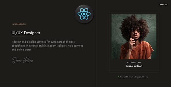 Resumo – Personal Portfolio React NextJS Template