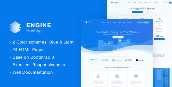 Engine Hosting – HTML Template