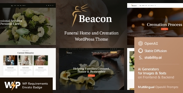 Beacon – Funeral Services WordPress Theme