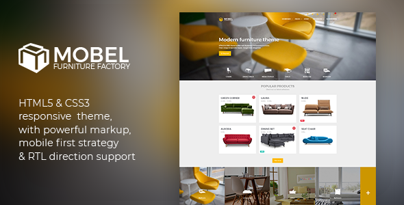 Mobel – Furniture HTML Template