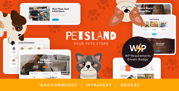Pets Land – Pet Shop & Veterinary WordPress Theme
