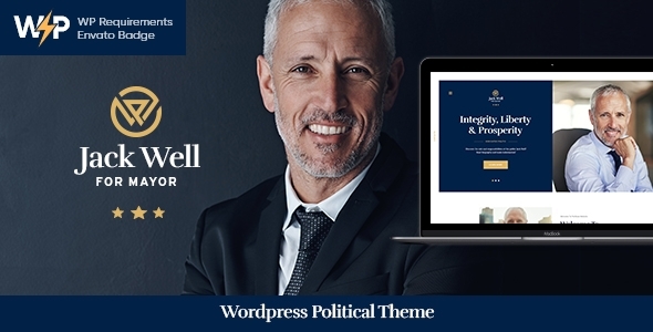 Jack Well – Elections Campaign & Political WordPress Theme
