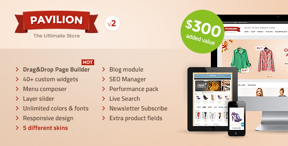 Pavilion – Responsive OpenCart Theme