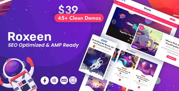 Roxeen – Personal Lightweight WordPress Theme