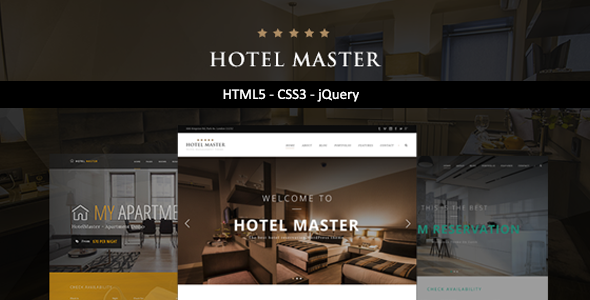 Hotel Master – HTML Template