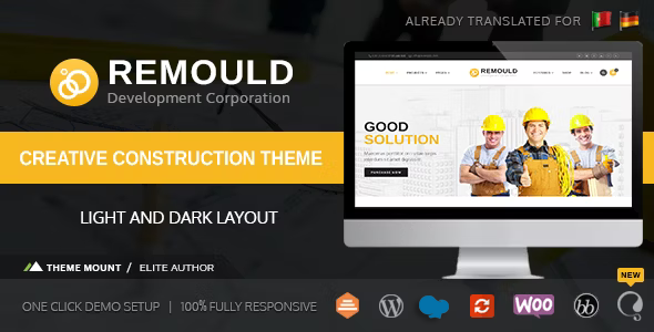 Remould – Construction & Building WordPress Theme
