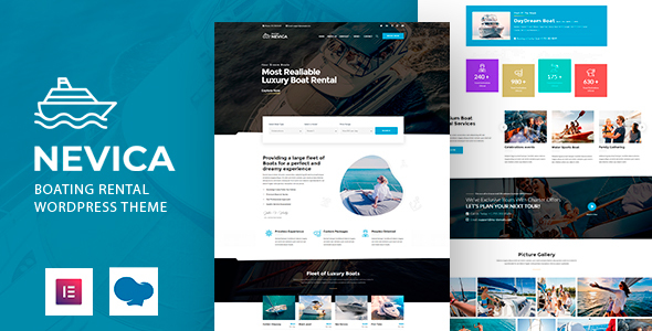 Nevica – Yacht Rental WordPress Theme