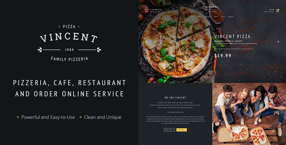 Vincent – Restaurant WordPress Theme