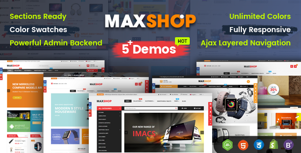 MaxShop – Advanced Multipurpose Shopify Sections Theme