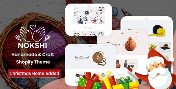 Handmade & Craft  Responsive Shopify Theme – Nokshi