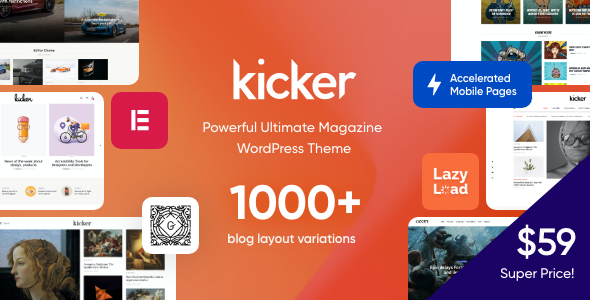 Kicker – Blog Magazine Theme