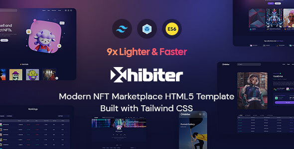 Xhibiter – NFT Marketplace HTML Template