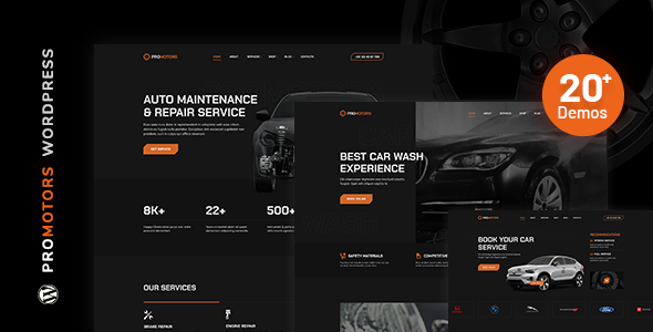 ProMotors – Car Service and Detailing WordPress Theme