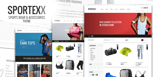 Sportexx – Gym Fashion WooCommerce Theme