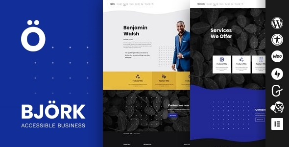 Björk – Accessible Portfolio WordPress Theme