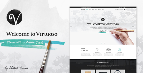 Virtuoso – Artist WordPress Theme