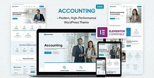 Accounting – Business, Consulting and Finance WordPress theme