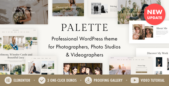 Palette – Photographer Portfolio WordPress