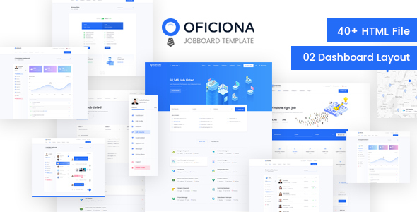 Oficiona – Job Board HTML Template