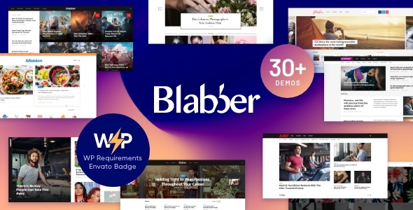Blabber – Elementor Blog & News Magazine Theme