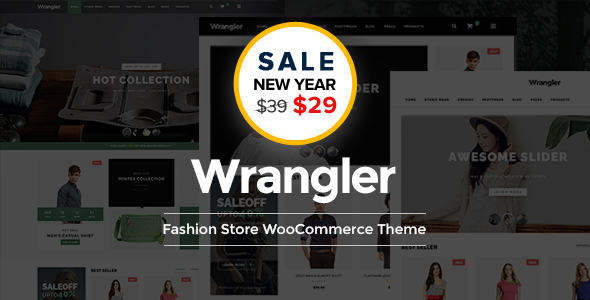 Wrangler – Fashion Store Multipurpose Responsive WooCommerce WordPress Theme