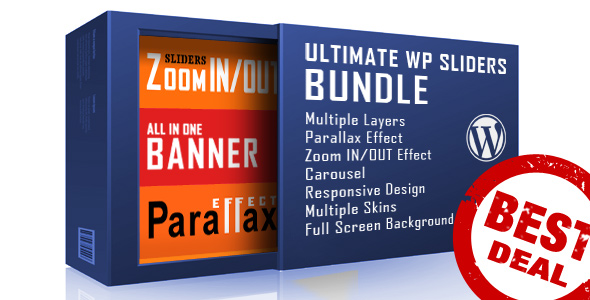 WordPress Sliders Bundle – Layers, Parallax, Zoom