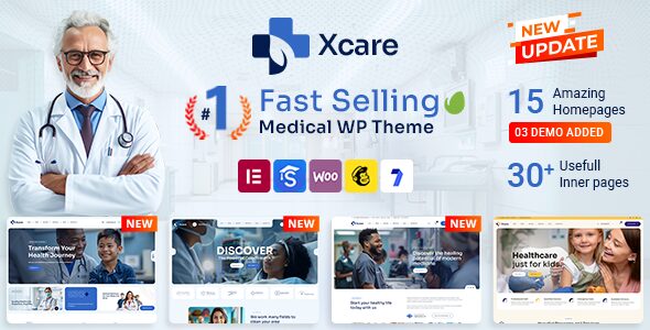 Xcare – Medical and Health Care WordPress Theme