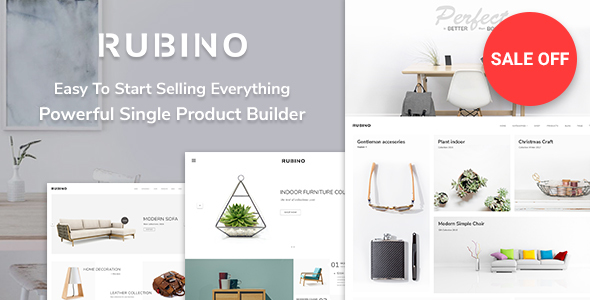Rubino – Minimal & Creative WooCommerce Theme