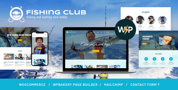 FishingClub – Fishing & Hunting WordPress Theme