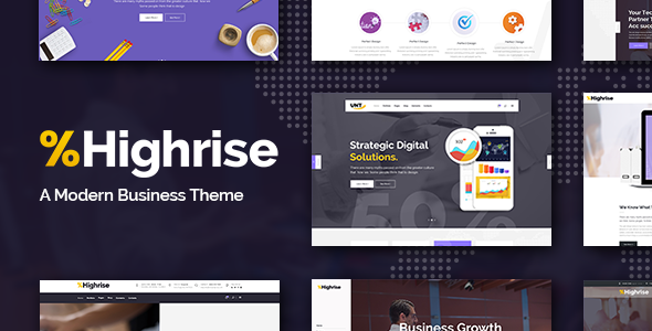 Highrise – Business Company WordPress Theme