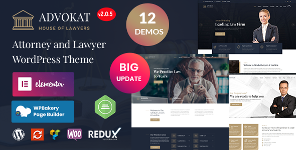 Advokat – Lawyer & Attorney WordPress Theme
