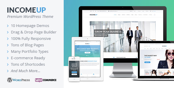 IncomeUp – Multipurpose WordPress Theme
