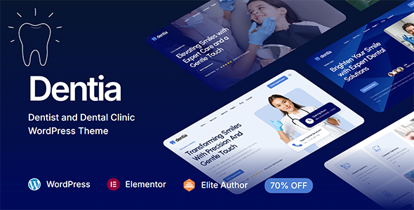 Dentia – Dentist & Dental Clinic WordPress Theme
