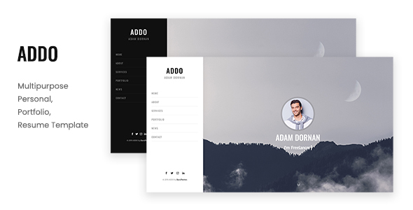 ADDO – Multipurpose Personal, Portfolio and Resume Template