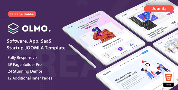 OLMO – Joomla 6 Software & SaaS Template
