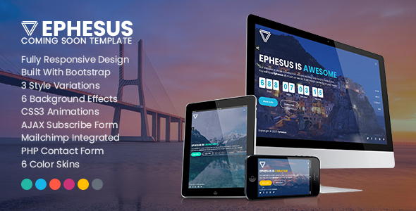 Ephesus – Creative Coming Soon Template