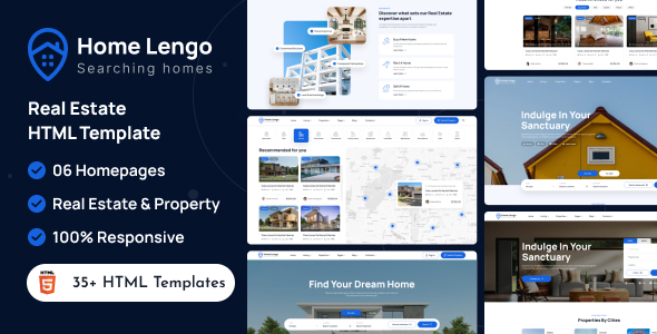 Homelengo – Real Estate HTML Template