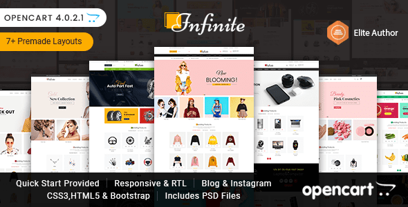 Infinite – Responsive Opencart Theme