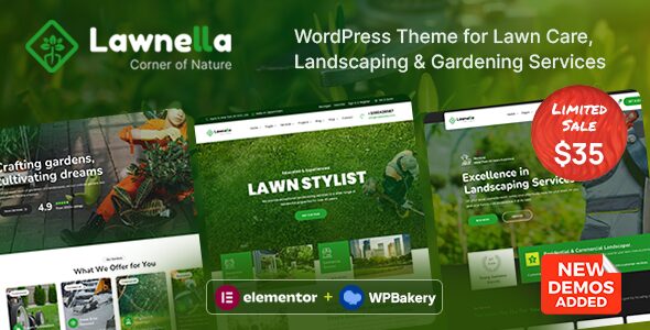 Lawnella – Gardening & Landscaping WordPress Theme
