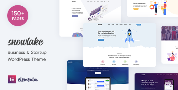 Snowlake – Creative Business & Startup WordPress Theme