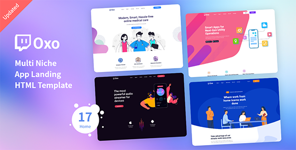 OXO – App Landing Page