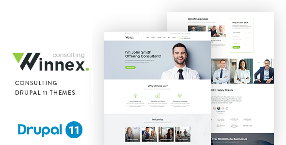 Winnex – Business Consulting Drupal 11.3 Theme