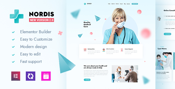 Nordis – Healthcare WordPress Theme