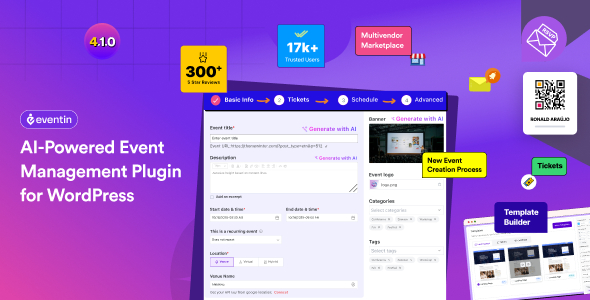 Event Management, Events Calendar and Booking Plugin – AI Powered – Eventin