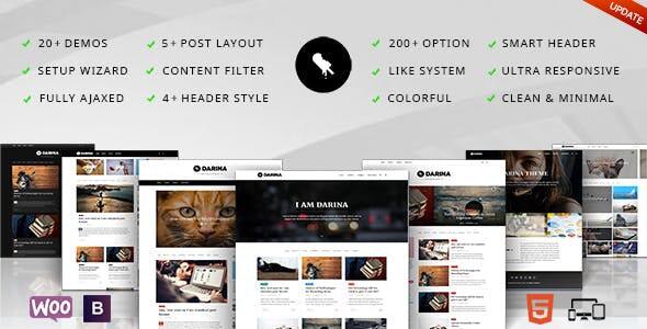 Darina – Minimal Personal Theme