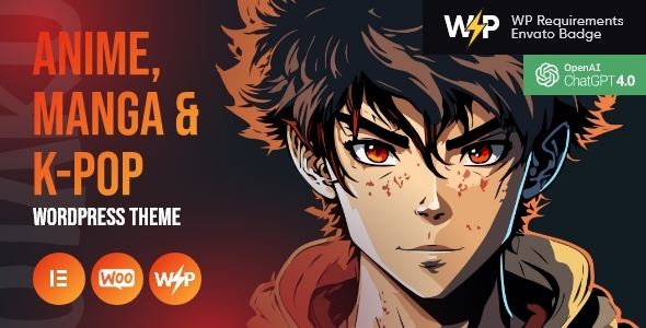 Otaku – Anime, Manga & K-Pop WordPress Theme
