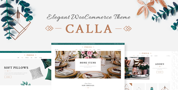 Calla – Elegant Home Decoration Shop WordPress Theme