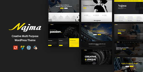 Najma – Creative Multi-Purpose WordPress Theme