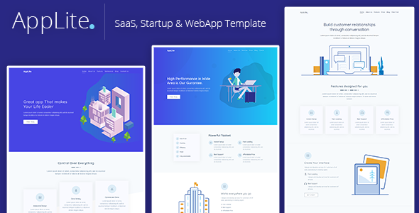 AppLite – Responsive Bootstrap 4 SaaS, Startup & WebApp Template